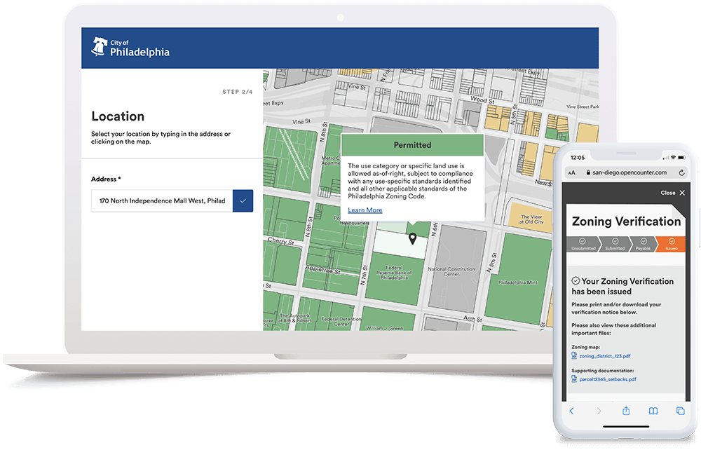 zoning verification in OpenCounter